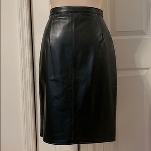Leather skirt